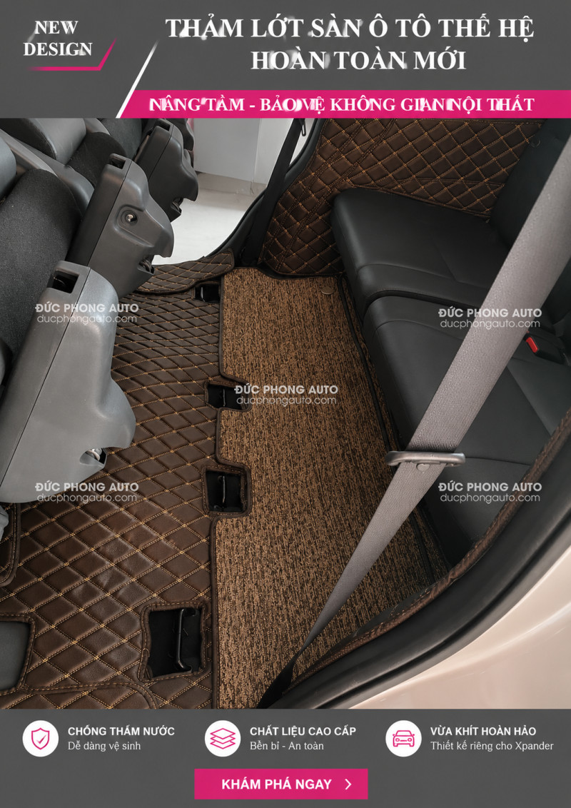 Thảm sàn ô tô Mitsubishi Xpander 27 Thàm lót sàn Mishubishi Xpander - Cafe hàng 3
