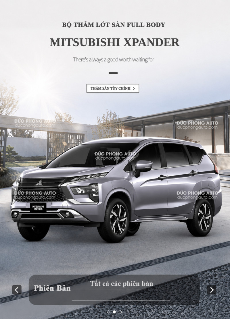 Thảm sàn ô tô Mitsubishi Xpander 24 Thàm lót sàn Mishubishi Xpander - Duc Phong Auto