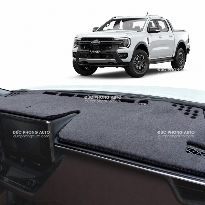 Thảm Taplo tuyết nhung xe Ford Ranger XLS 15 Thảm Taplo Ford Ranger XLS