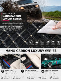 Chất liệu da carbon thảm sàn ô tô cao cấp