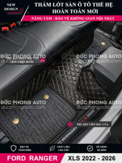 Thảm lót sàn ô tô Ford Ranger XLS 2022-2026 (1)