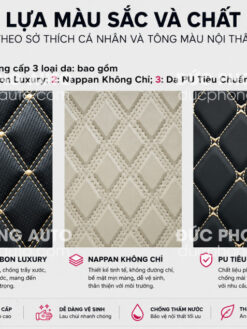 Tùy chọn lựa chọn mầu sắc và chất liệu chuyên nghiệp