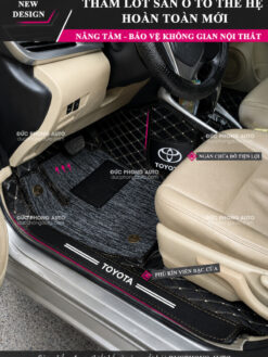 Thảm sàn ô tô Toyota Vios- Mẫu 1 Ghế lái