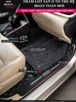 Thảm sàn ô tô Toyota Vios- Mẫu 1 Ghế phụ
