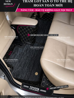 Thảm sàn ô tô Toyota Vios- Mẫu 1 Ghế sau