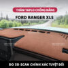 Thảm taplo tuyết nhung cao cấp dành riêng cho Ford Ranger XLS