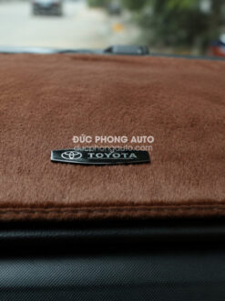 Thảm taplo tuyết nhung cao cấp dành riêng cho Toyota Vios - Cafe
