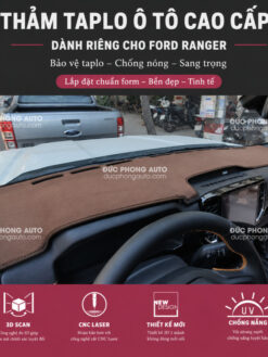 Thảm taplo tuyết nhung Ford Ranger XLS