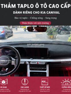 Thảm Taplo Tuyết Nhung KIA Canival